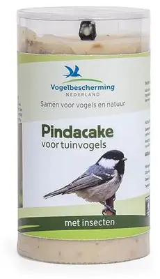 Vogebescherming Nederland Pindacake met insecten 500ml - afbeelding 1