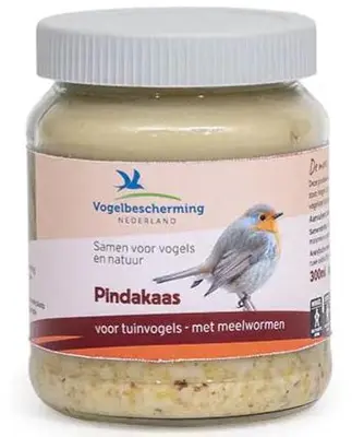 Vogebescherming Nederland Pindakaas meelwormen 330g - afbeelding 1