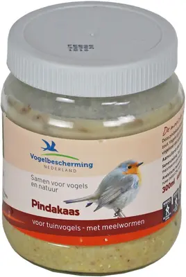 Vogebescherming Nederland Pindakaas meelwormen 330g - afbeelding 1