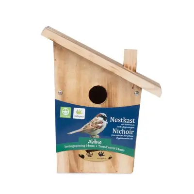 Vogelbescherming Nederland nestkast Aldine 34mm 23x16x27 cm