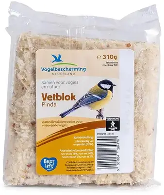 Vogelbescherming Nederland Pindavetblok - afbeelding 1