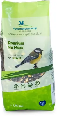 Vogelbescherming Nederland premium no mess vogelvoer 1,75 liter