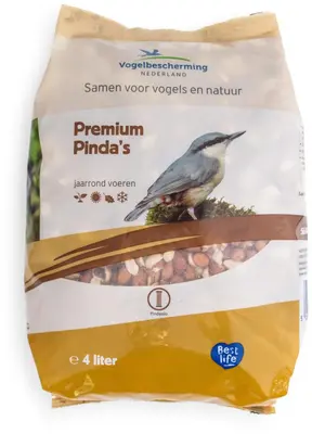 Vogelbescherming Nederland premium pinda's 4 liter