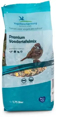 Vogelbescherming Nederland premium voedertafelmix 1,75kg