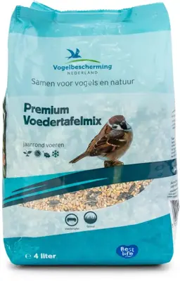 Vogelbescherming Nederland Premium voedertafelmix 4 liter