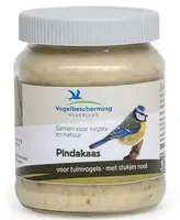 Vogelbescherming Nederland Vogelpindakaas met stukjes noot 330g - afbeelding 1