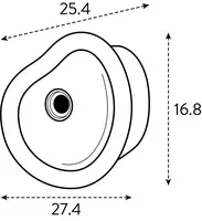 Vogelhuis organic 25cm bruin - afbeelding 10