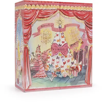 Vondels adventskalender susannah garrod 9 ornamenten roze  - afbeelding 2