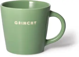 Vondels cappuccinokop keramiek grinchy 9x9.5cm green  - afbeelding 1