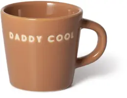 Vondels espressokop keramiek daddy cool 5.5x7.5cm terra  - afbeelding 1
