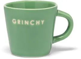 Vondels espressokop keramiek grinchy 5.5x7.5cm green  - afbeelding 1