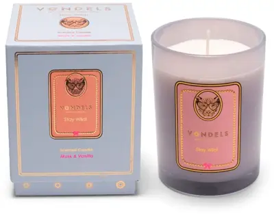 Vondels geurkaars stay wild musk & vanilla - afbeelding 1