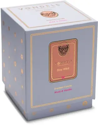 Vondels geurkaars stay wild musk & vanilla - afbeelding 3