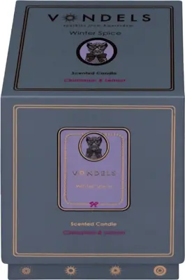 Vondels geurkaars winter spice cinnamon & lemon - afbeelding 2
