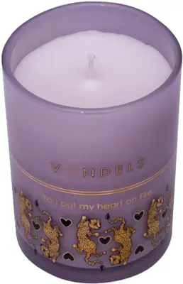 Vondels geurkaars you put my heart on fire amber & indian patchouli - afbeelding 2