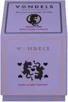 Vondels geurkaars you put my heart on fire amber & indian patchouli - afbeelding 3