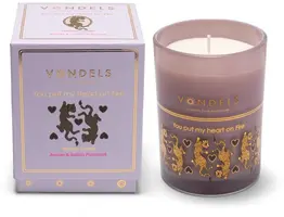 Vondels geurkaars you put my heart on fire amber & indian patchouli - afbeelding 1