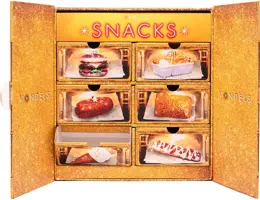 Vondels glazen kerst ornament mini set snackmuur multi 6 stuks - afbeelding 3