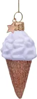 Vondels glazen kerst ornament mini set snackmuur multi 6 stuks - afbeelding 8