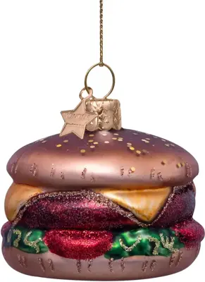 Vondels glazen kerst ornament mini set snackmuur multi 6 stuks - afbeelding 9