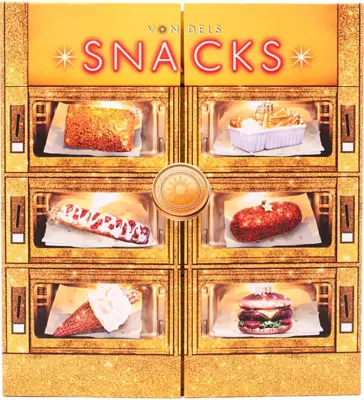 Vondels glazen kerst ornament mini set snackmuur multi 6 stuks - afbeelding 1