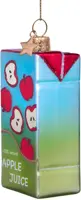 Vondels glazen kerstbal appelsap 9cm multi - afbeelding 2