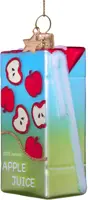 Vondels glazen kerstbal appelsap 9cm multi - afbeelding 4