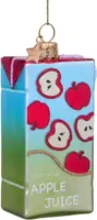 Vondels glazen kerstbal appelsap 9cm multi - afbeelding 3