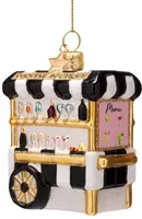 Vondels glazen kerstbal cocktailboutique 8cm multi - afbeelding 3