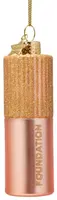 Vondels glazen kerstbal flawless foundation 9.5cm goud, brons - afbeelding 1