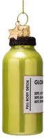 Vondels glazen kerstbal glow juice 10cm groen - afbeelding 2