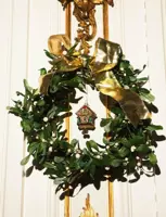 Vondels glazen kerstbal koekoeksklok 10cm bruin  - afbeelding 7