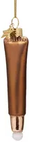 Vondels glazen kerstbal liquid contour 11.5cm bruin - afbeelding 3