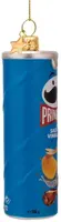 Vondels glazen kerstbal pringles chips bus 12cm blauw - afbeelding 2