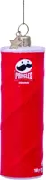 Vondels glazen kerstbal pringles chips bus 12cm rood - afbeelding 3