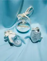 Vondels glazen kerstbal romper 'my first christmas' 8cm blauw - afbeelding 6