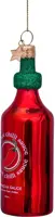 Vondels glazen kerstbal thai hot chilli saus 11cm rood - afbeelding 2