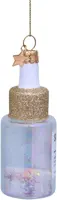 Vondels glazen kerstbal vitamine druppels 9cm transparant - afbeelding 2
