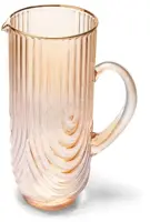 Vondels karaf glas ripple 10x23.5cm luster amber  - afbeelding 3