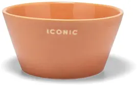 Vondels kom keramiek iconic 14x7cm terra  - afbeelding 1