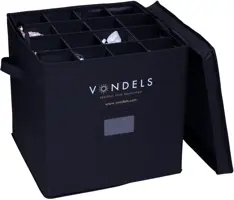 Vondels opbergbox luxe zwart  - afbeelding 3