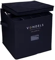 Vondels opbergbox luxe zwart 