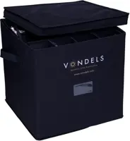 Vondels opbergbox luxe zwart  - afbeelding 1