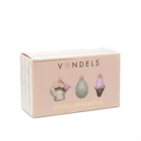 Vondels paashanger gieter, ei en tulp 6cm multi 3 stuks - afbeelding 3
