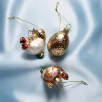 Vondels paashanger kip, ei en haan 6cm multi 3 stuks - afbeelding 2