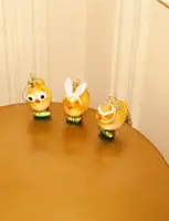 Vondels paashanger kippen 6cm multi 3 stuks - afbeelding 3