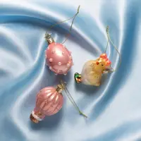 Vondels paashanger kuiken, ei en luchtballon 6cm multi 3 stuks - afbeelding 2