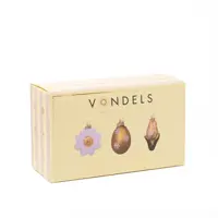 Vondels paashanger margriet, ei en tulp 6cm multi 3 stuks - afbeelding 2