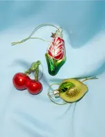 Vondels paashanger tulp, kers en citroen 6cm multi 3 stuks - afbeelding 3