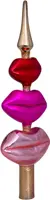 Vondels piek glas lippen 26cm multi - afbeelding 3